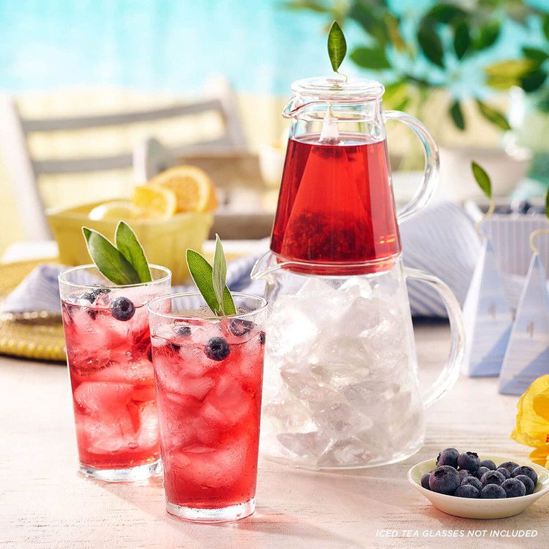 Tea Forte Tea Over Ice Steeping Pitcher Set of Two,