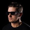Unisex Classic Sunglasses, Black/Black