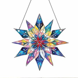 Snowflake Ornaments for Christmas Tree, Snowflake Christmas Ornaments - Snowflake Decor - Gifts for Snowflake Lovers - Acrylic Ornaments