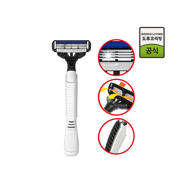 Dorco Face 4 Portable Disposable Razor 20pcs / 도루코 페이스4