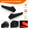 CUSAUTV Smoked Black LED Tail Lights for Polaris RZR XP