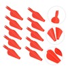 BESPORTBLE 20pcs Integrated Arrow Tails for Archery Practice Fletching for