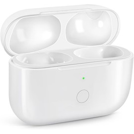Estuche de Carga Inalámbrico de Repuesto Compatible con AirPods Pro 1ª Gen (2019) y 2ª Gen (2022), Funda con Botón de Emparejamiento Bluetooth y Puerto de Carga Tipo Lightning (Sin Auriculares)