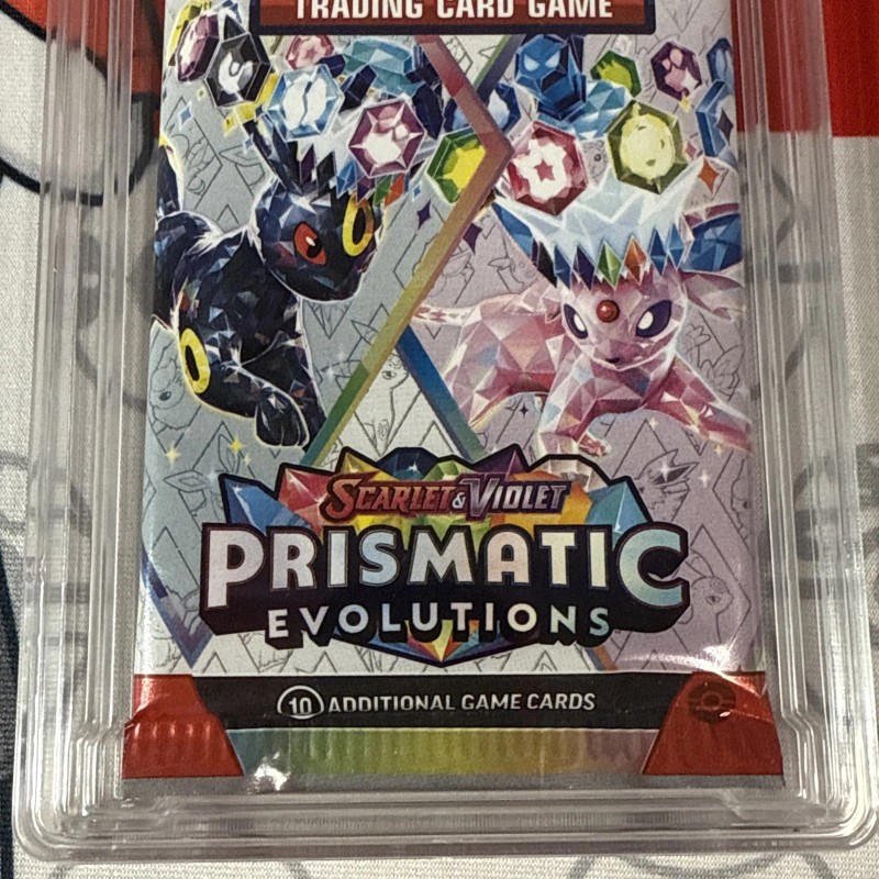 Graded 10 2025 Prismatic Evolutions Sealed Booster Cards Pack Umbreon