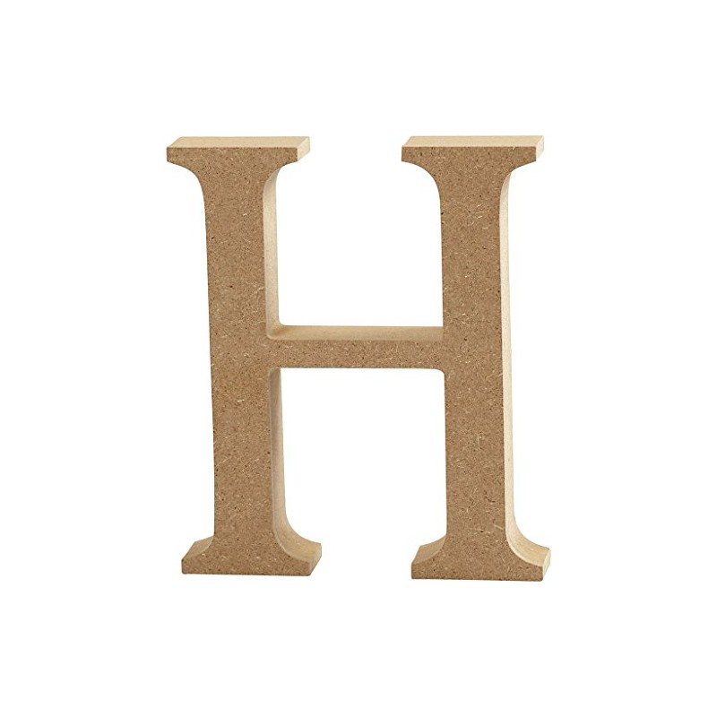 Creativ 56317 Wooden Letter, H, One size