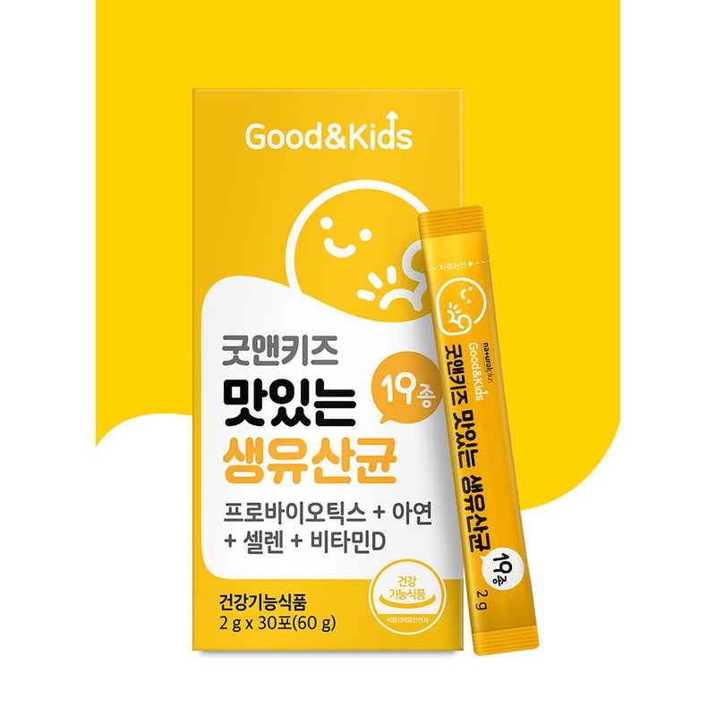 Good & Kids Delicious Raw Lactic Acid Bacteria 30 sachets,