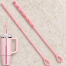 Silicone Straw Cleaning Brush – Flexible 6 mm (0.24 in) & 9 mm (0.35 in) Options for Reusable Straws