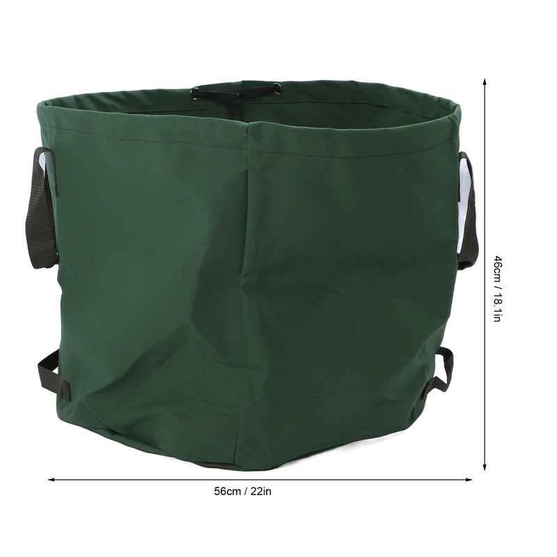 Garden Waste Bag Reusable Large Capacity Foldable Waterproof Dust Proof