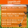 SUNRRA SUNRRA Duarable WA0010 Weed Eater String Compatible with Worx String Trimmers, Replace Worx Weed Eater String Trimmer Spools, Fit Worx Trimmer Line Spools .065 inch, 12-Pack