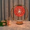 Round Vine Ball Table Lamp Romantic Decorative Night Light for
