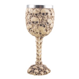 Skull Goblet Grinning Skulls Metal Figure Skull Skull