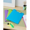 Seco Foldover Clipboard - Pack of 4 Assorted Colours