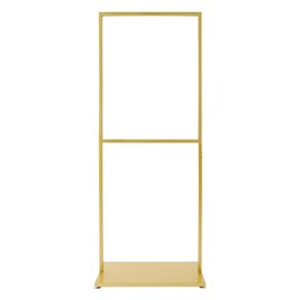 Eapmic Adjustable Floor Standing Poster Stand, Double-Sided 22x28 Inch Large Size Sign Holder for Business & Storefront Advertising (Gold)