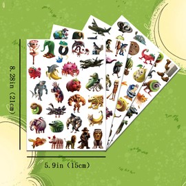 100PCS Italian Brainrot Tattoo Stickers, Tung Tung Tung Sahur Temporary Tattoo Stickers, Funny Fake Tattoos for Men Women, Waterproof Fake Body Art