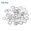 sourcing map #10 Split Lock Washer, 100Pcs 304 Stainless Steel