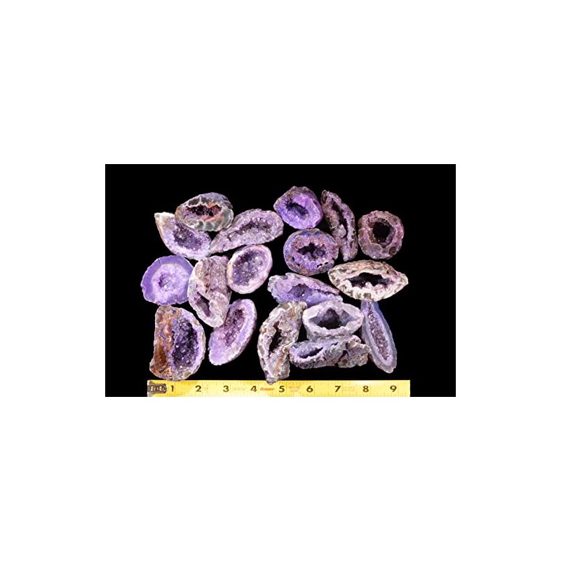 Rock Your Chakra OCO Agate Geode Purple 2" Polished Rocks