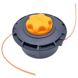 SWNKDG Line Head Brush Cutter Mowing Head M10 x 1.25 Left with Automatic Tip Grass Trimmer Head Double Thread Head Thread Spool Nylon Thread for Petrol Brush Cutter