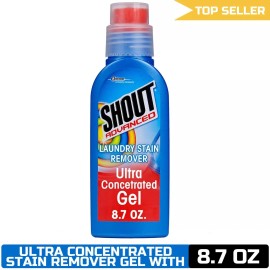 Shout Advanced Stain Remover Gel for Laundry, 8.7oz - Ultra Concentrated with Sc