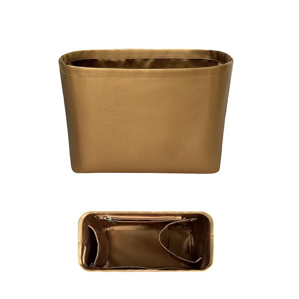ONEDIAN Purse Organizer Insert, Silk Satin Inner Liner Bag for