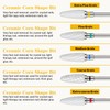 TIESOME Ceramic Nail Drill Bits Set, 3/32 Inch Shank, Professional