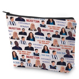 LAO Lovers Gift Especially HEINOUS Makeup Bag DW Inspired Gift TV Show Lovers Gift Independence Gift for Women Social Justice Cosmetic Bag (Especially HEINOUS)