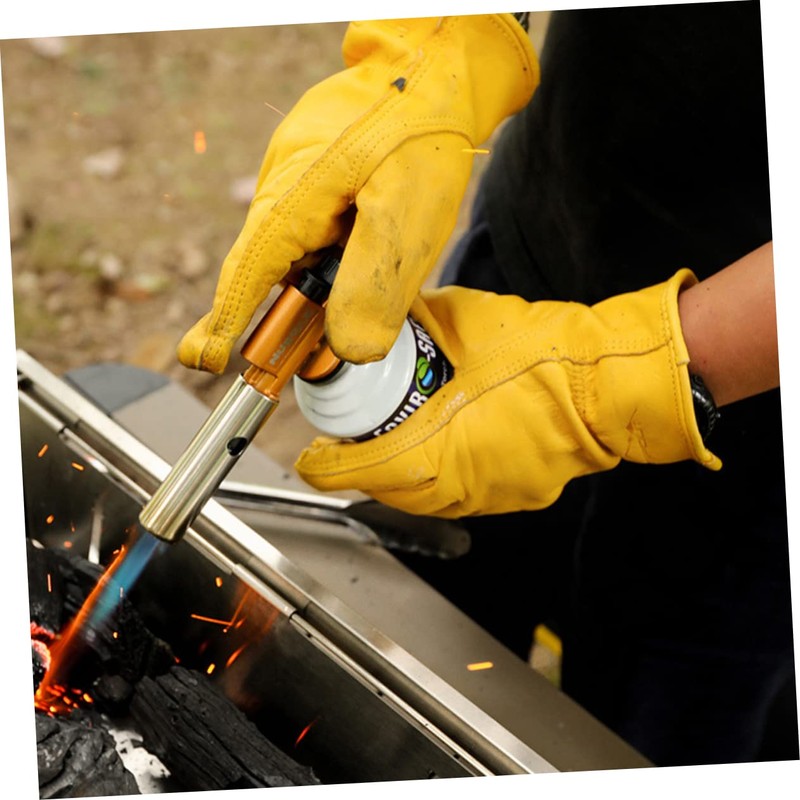 jojofuny 1pair Outdoor Heat Insulation Bbq Gloves for Grilling Warm