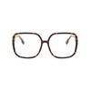 QxAiVMin Oversized Square Reading Glasses, Blue Light Blocking Big Frame