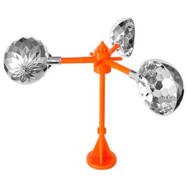 Flyonte Birds Reflect Deterrent Visual Bird Scarer Deterrent Devices Outdoor Bird Control for Seagull Pigeon Harmless Device to Keep Birds Away from Your Farm Boat (Dark Orange)
