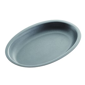 VINTAGEINOX Oval Bowl, 9.1 inches (232 mm), Made in Japan, Cafe, Restaurant, Plate, Stylish, Stainless Steel, Aging, Unbreakable, Dishwasher Safe