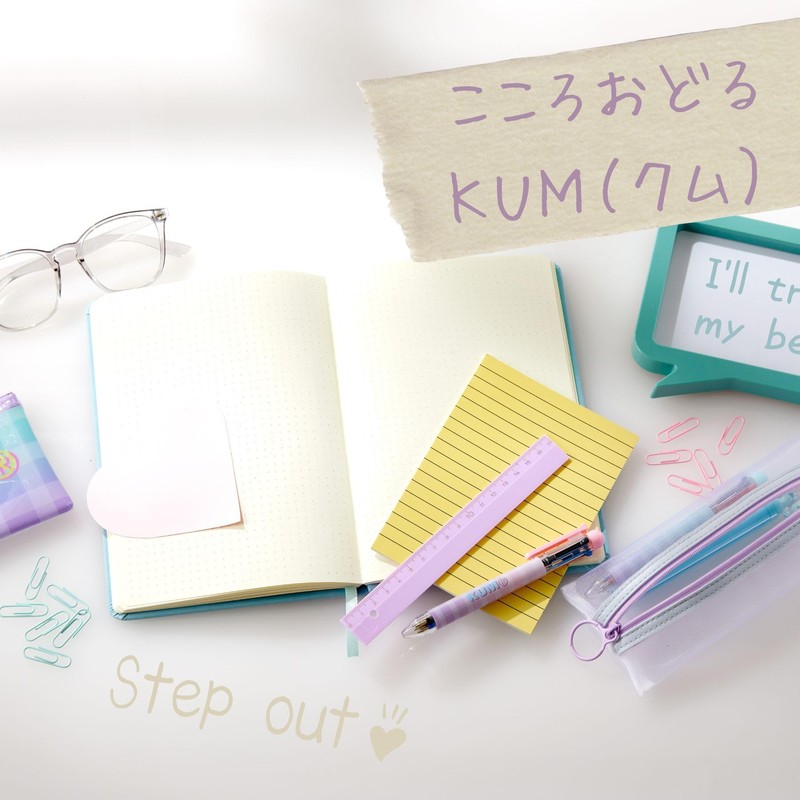 Raymei Fujii KM1150M Pen Case, KUM Mesh Pen Case, Green