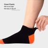 WeciBor Men's Bamboo Lightweight Ankle Socks Breathable Soft Low-Cut Socks