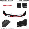 Unbranded For 2010-2013 Mazda 3 Front Bumper Lip Spoiler Splitter