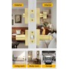 Goldenwarm Gold Exterior Door Lock Set with Deadbolt, Zinc Alloy