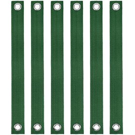 GBTUPOKW Tree Straps for Staking 6 PCS Tree Support Straps for Newly Planted Saplings and Hurricane Protection, Tree Straightening Ties Green