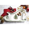 Spode Christmas Tree Embossed Sleigh Platter
