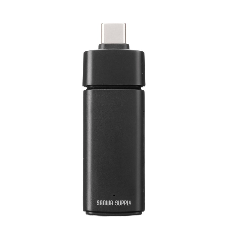 Sanwa Supply USB 5Gbps Type-C Card Reader ADR-5TCMSD1BK