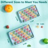 Optish 3 Pack Ice Trays for Freezer, 99 PCS Ice
