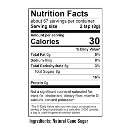 Billington's Natural Dark Brown Molasses Sugar, 1 LB (Pack of 10)