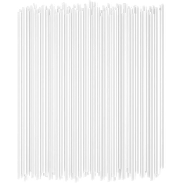 Disposable Drinking Straws - 7 3/4 Inches Long - Standard Size (Clear, 250)