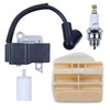 Mtanlo Ignition Coil Air Fuel Filter For Husqvarna 445 450