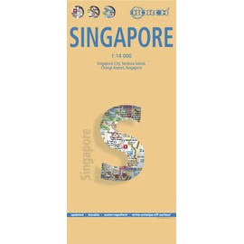 Singapore borch: Singapore City, Sentosa Island, Changi Airport, Singapore (Borch Map)