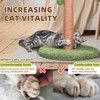 Meowoou Cat Scratching Post Cat Scratcher 33 inch Tall Scratching