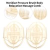 Meridian Pressure Brush Body Relaxation Massage Comb Essential Oil Brush