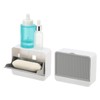 uxcell 2 Pack Dust-Proof Soap Holder, Wall Mounted Soap Dish