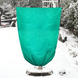Plant Covers Freeze Protection | Frost Bags Cloths Freeze Protection Winter | Reusable Plant Blankets Drawstring Bags for Cold Sun Protection Bird Prevention