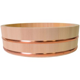 Kiso Crafts FH-24 Wooden Sushi Rice Stand, Made in Japan, 9.4 inches (24 cm), Approx. 1.5 servings