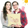 Mr. & Mrs. Panda Decorative cushion seal lying - gift,