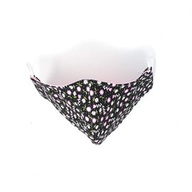 IUPTOWN CHIC 100% Cotton Cloth Face Covering for Women Men-Durable- Breathable-3 Layers Fabric-Reusable-Washable - Outdoor - MADE IN USA - 1 Pc - Tiny Floral