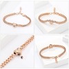 zeqingjw Urn for Ashes Heart Bracelet for Women Stainless Steel