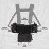 Tactical Chest Rig Chest Protector Paintball Vest, Molle Modular Micro